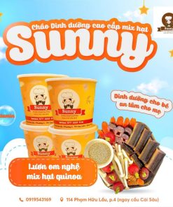 tờ rơi cháo dinh dưỡng