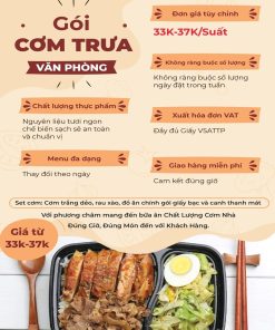tờ rơi cơm văn phòng