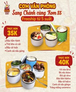 tờ rơi cơm văn phòng