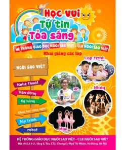 tờ rơi mầm non đẹp