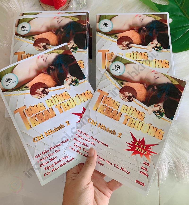 In tờ rơi quảng cáo
